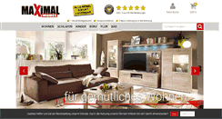 Desktop Screenshot of maximal-moebel.de